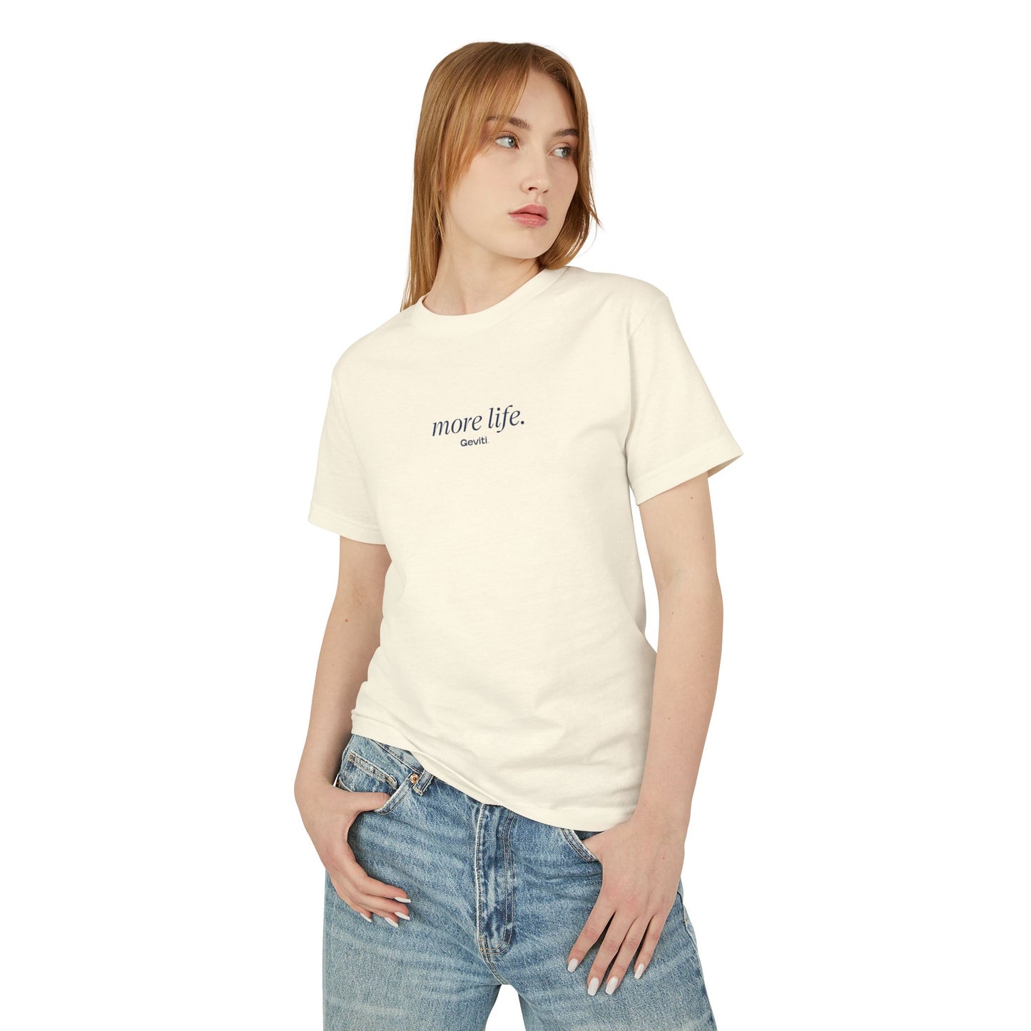 Garment-Dyed Unisex Tee - 'More Life.'