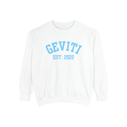 Geviti Collegiate Unisex Garment-Dyed Sweatshirt