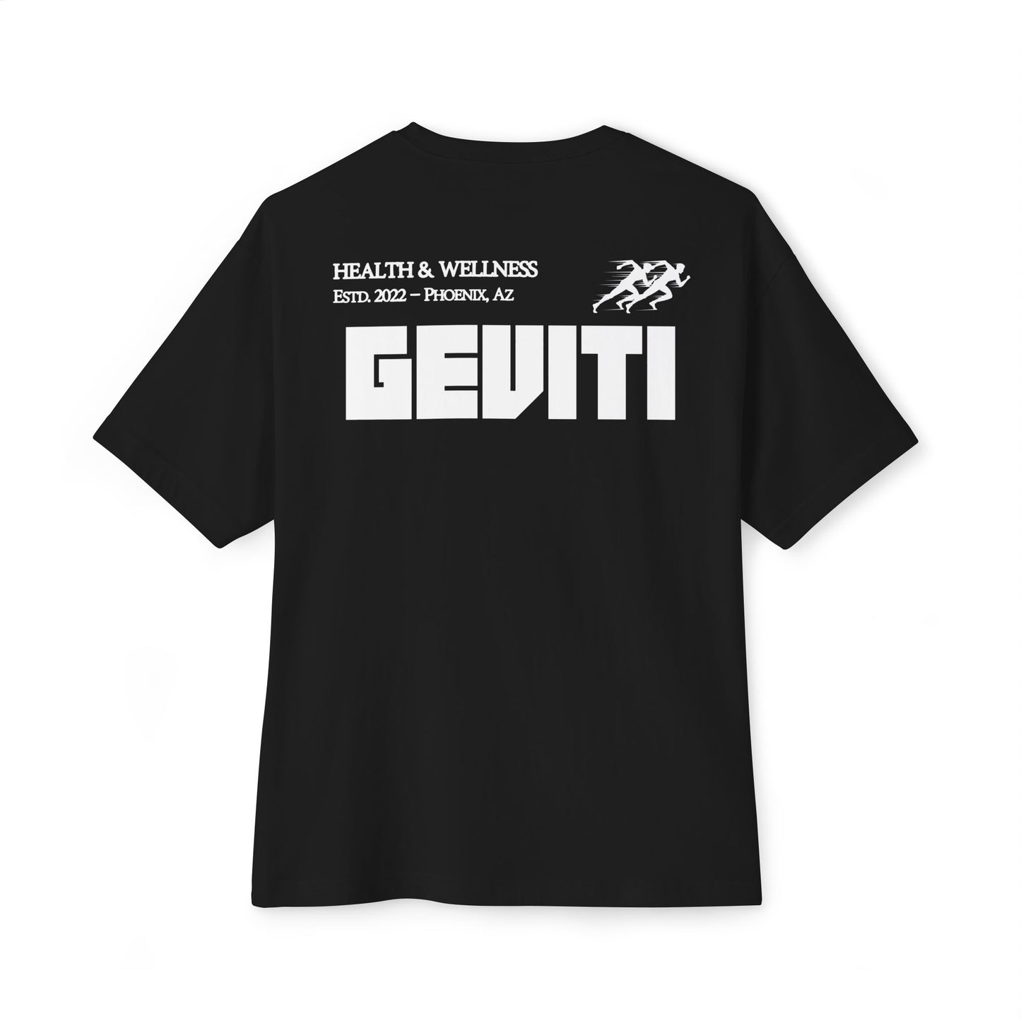 'Geviti Health & Wellness' - Unisex Oversized Boxy Tee