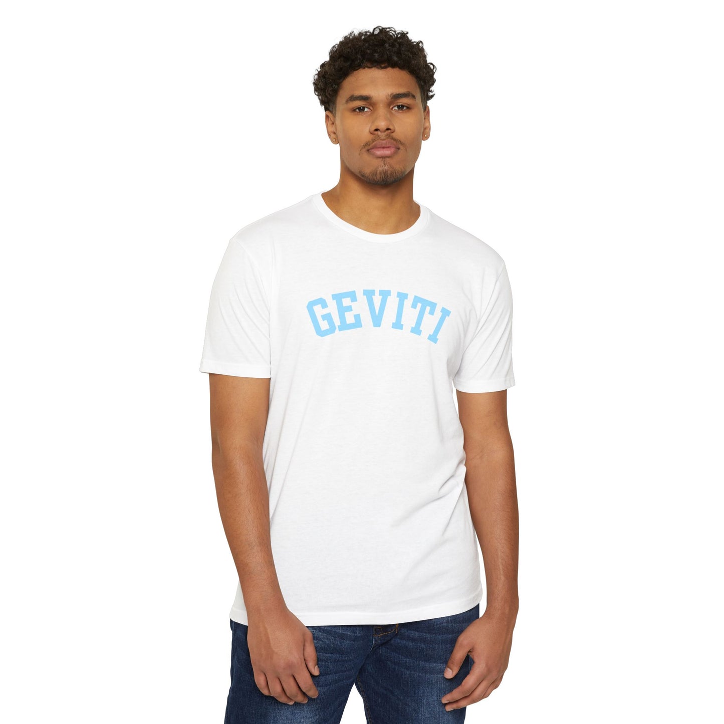 Collegiate 'Geviti' Unisex CVC Jersey T-shirt