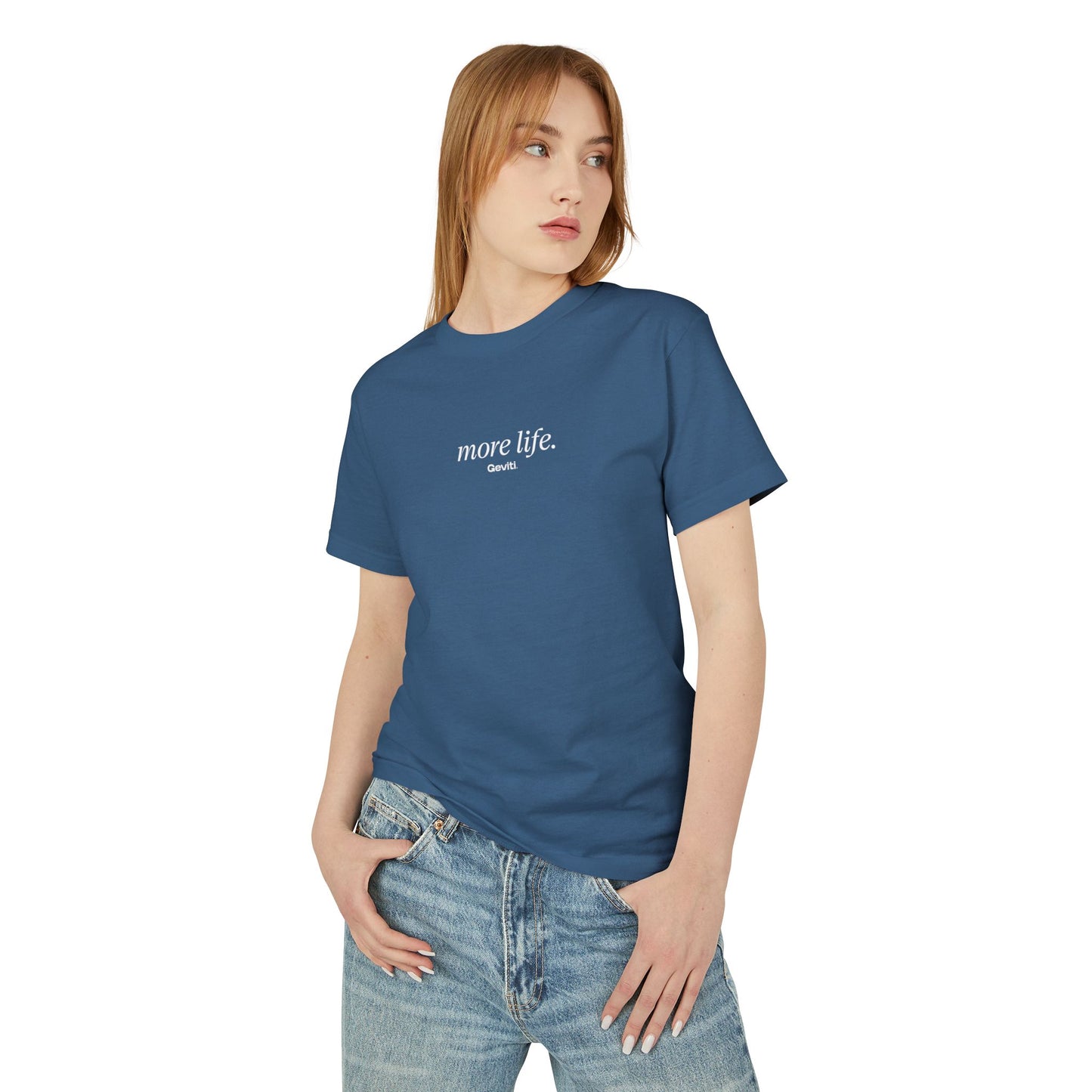Garment-Dyed Unisex Tee - 'More Life.'