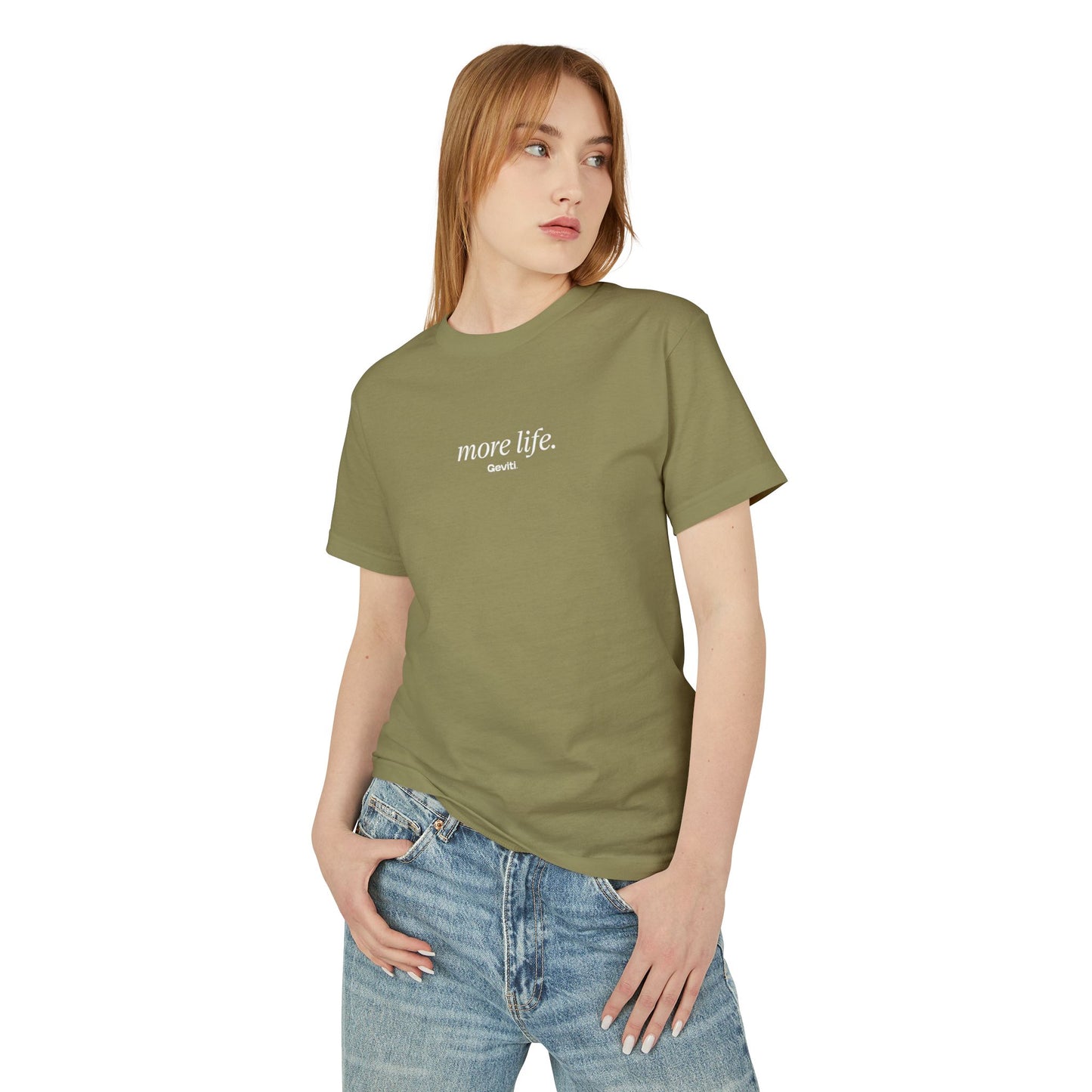 Garment-Dyed Unisex Tee - 'More Life.'