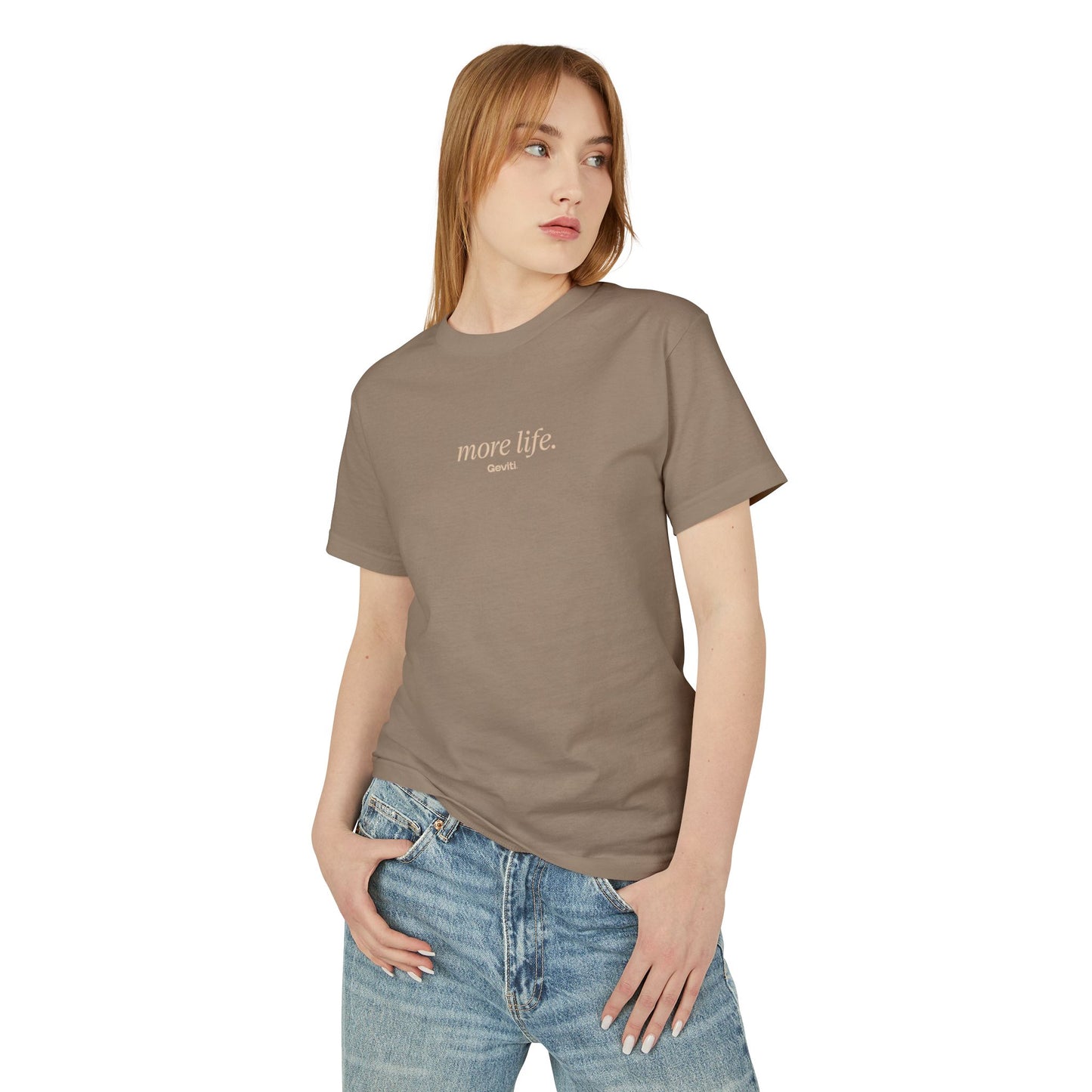 Garment-Dyed Unisex Tee - 'More Life.'