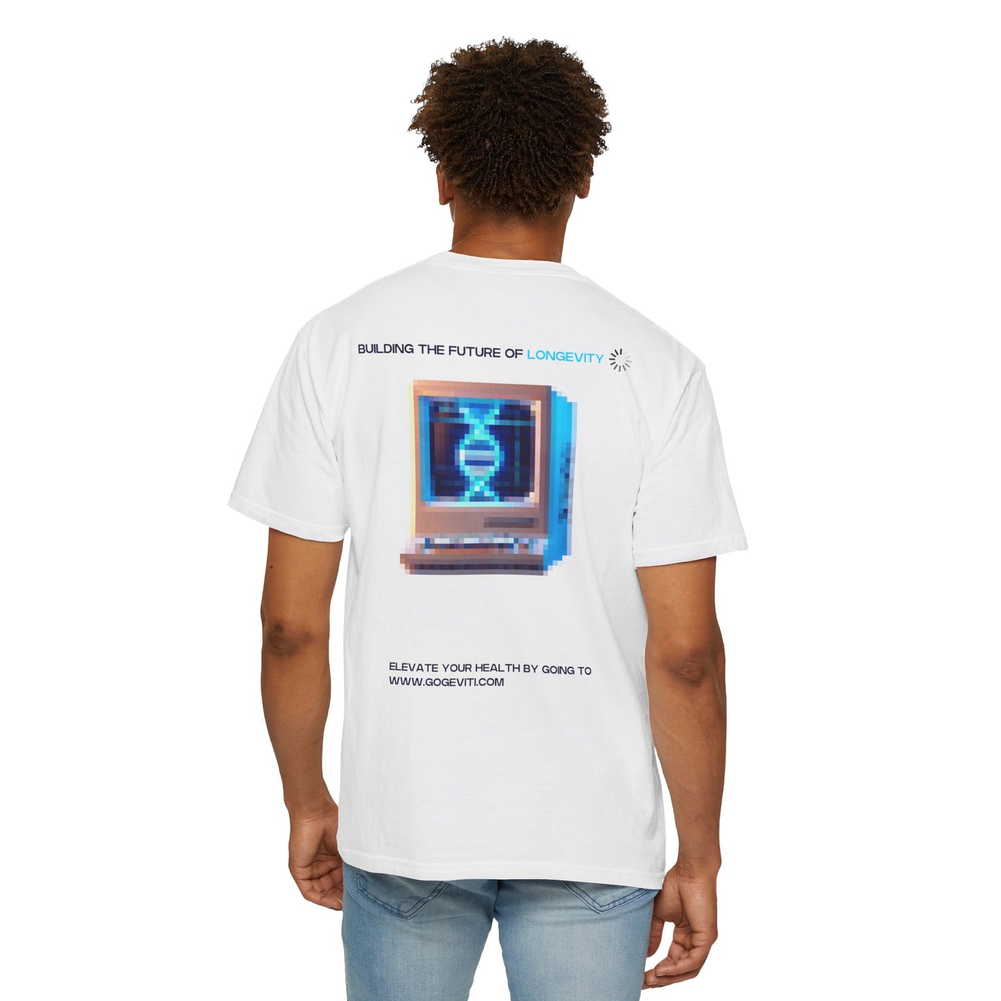 'The Future of Longevity' Unisex Garment-Dyed T-Shirt