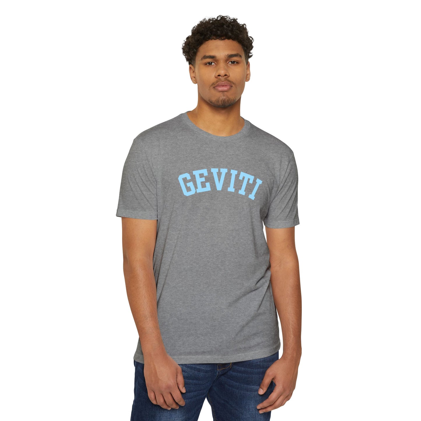 Collegiate 'Geviti' Unisex CVC Jersey T-shirt