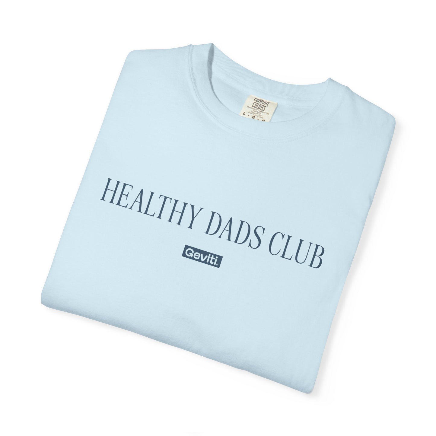 'Healthy Dads Club' Garment-Dyed Heavyweight Cotton Tee
