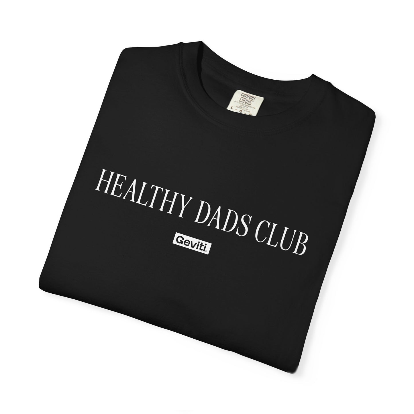 'Healthy Dads Club' Garment-Dyed Heavyweight Cotton Tee
