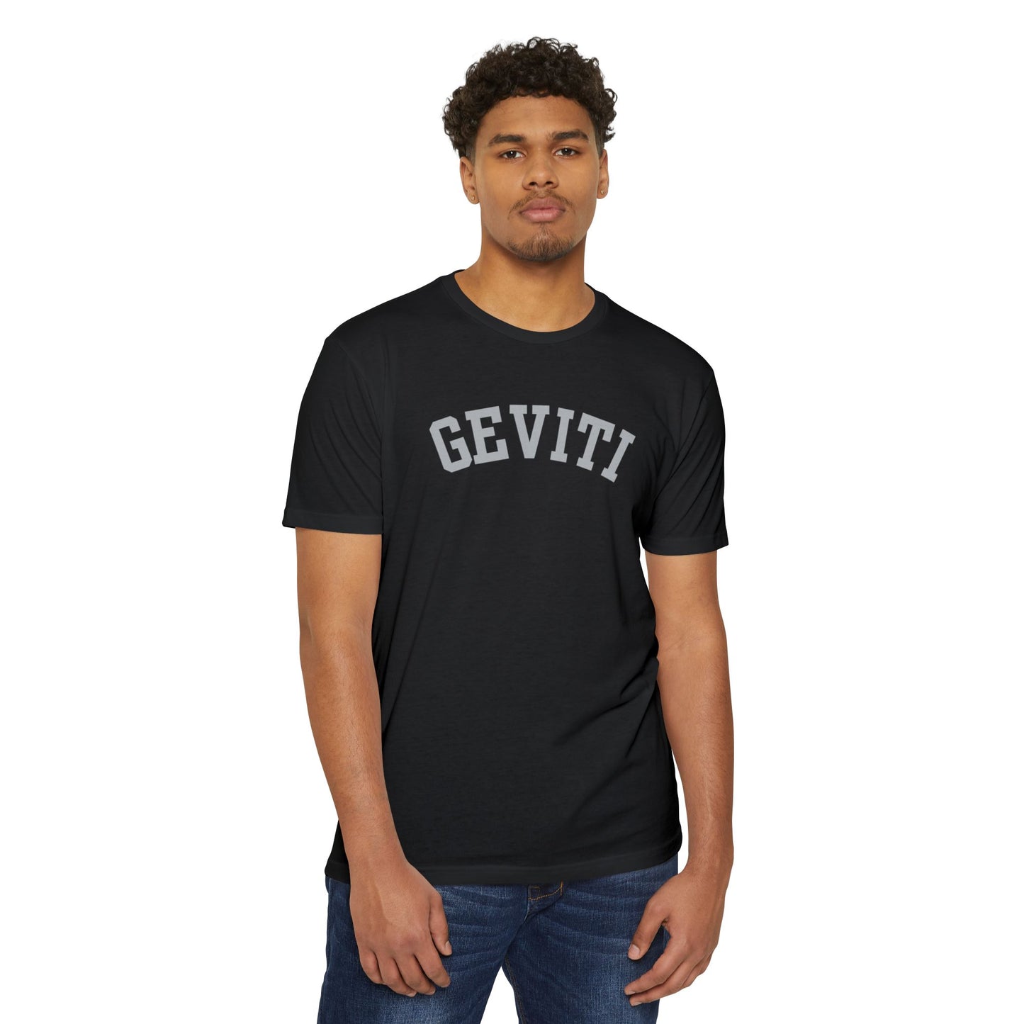 Collegiate 'Geviti' Unisex CVC Jersey T-shirt