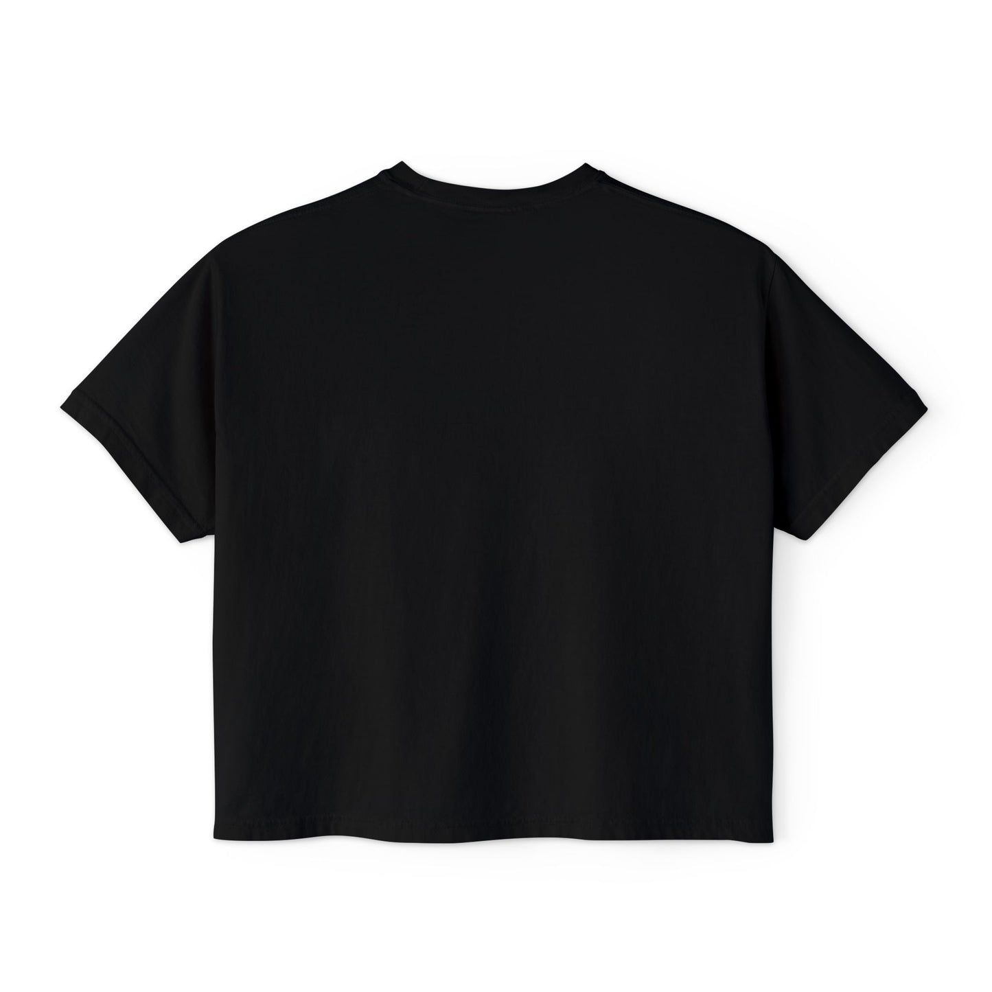 Casual Women's Boxy Tee - Soft Cream with Geviti Logo