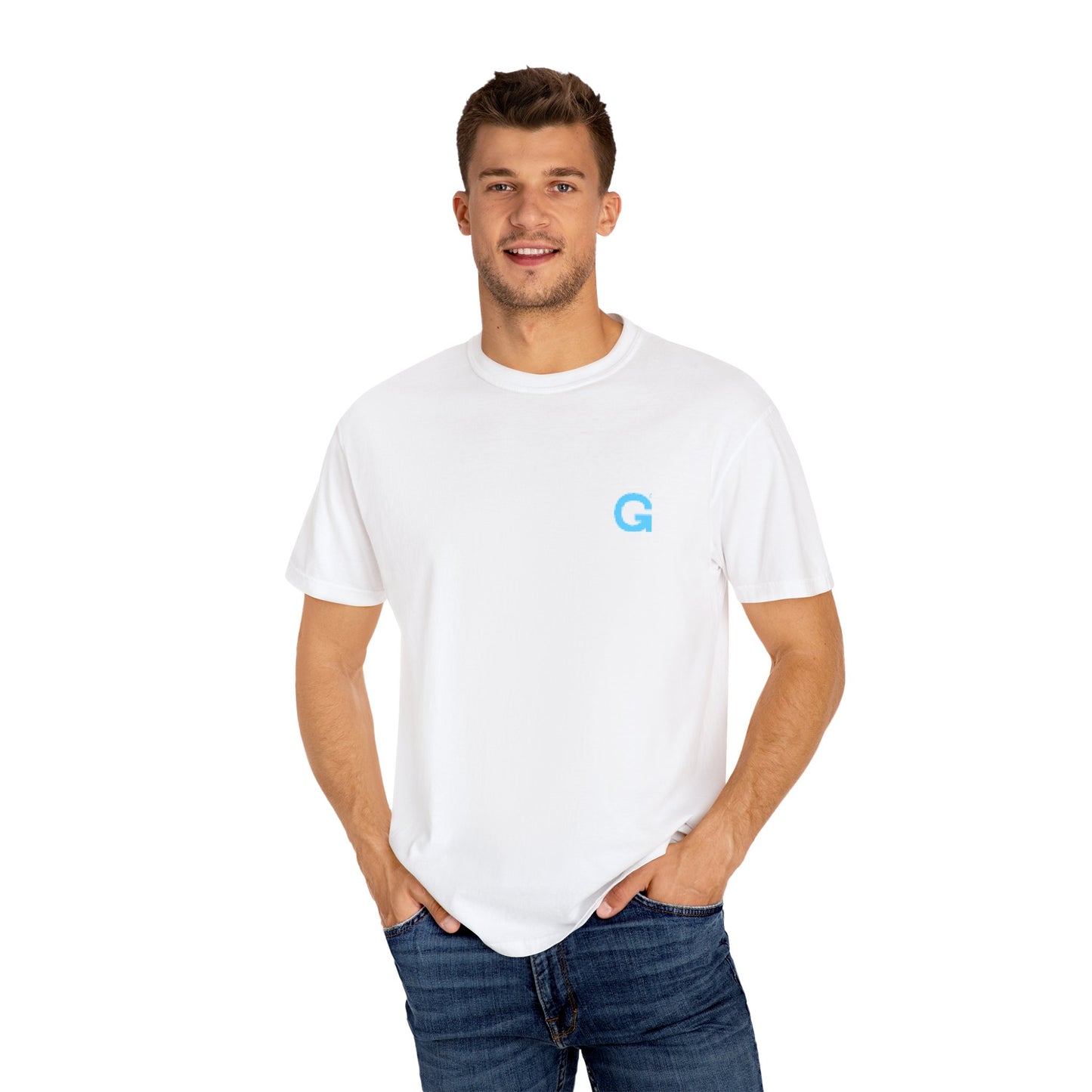 'The Future of Longevity' Unisex Garment-Dyed T-Shirt
