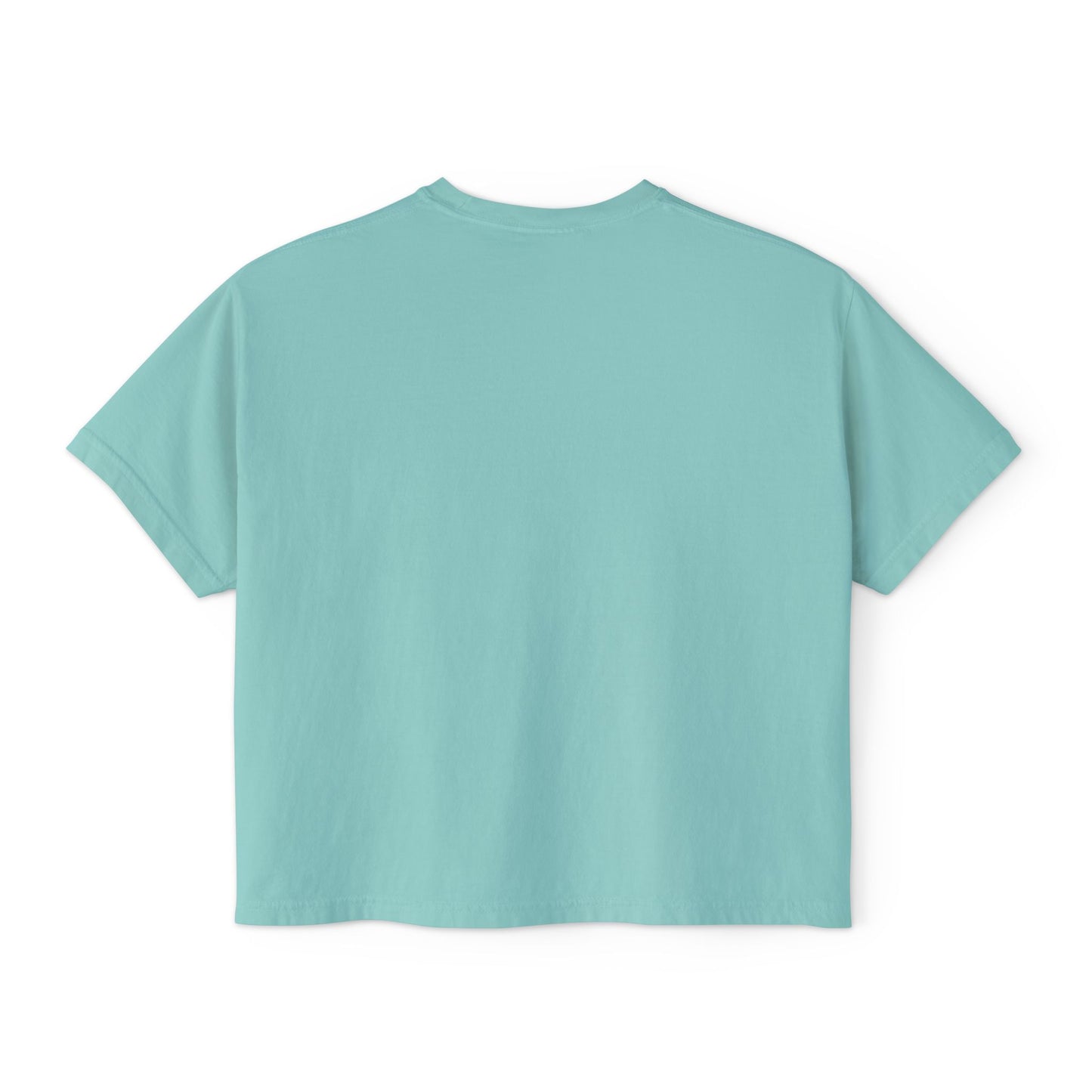 Casual Women's Boxy Tee - Soft Cream with Geviti Logo