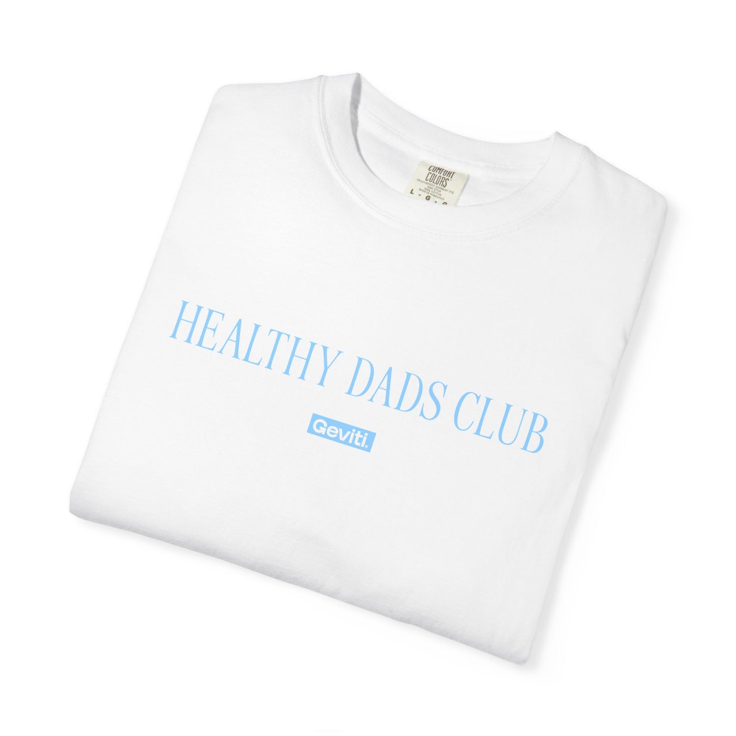 'Healthy Dads Club' Garment-Dyed Heavyweight Cotton Tee