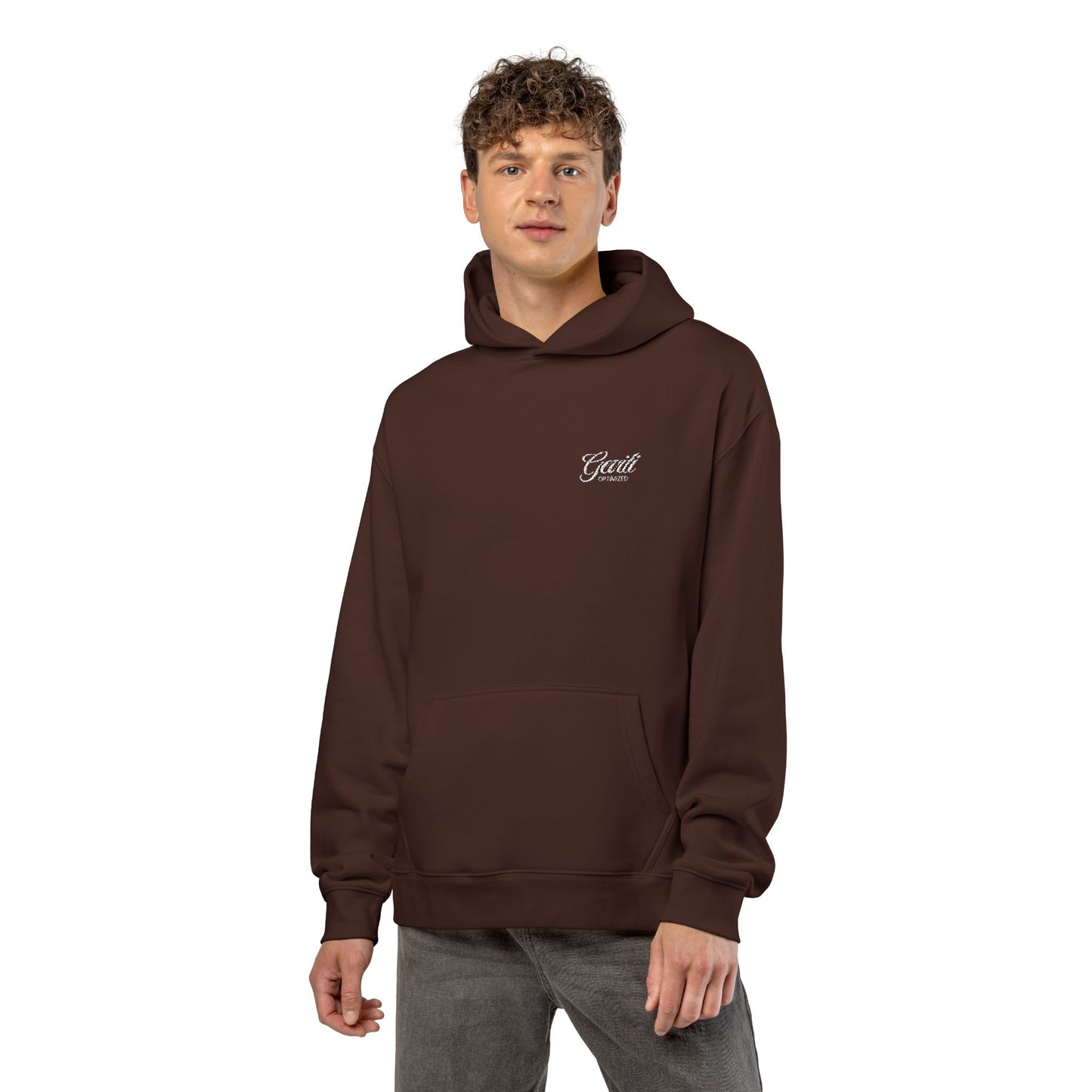 Geviti Cursive Relaxed Hoodie