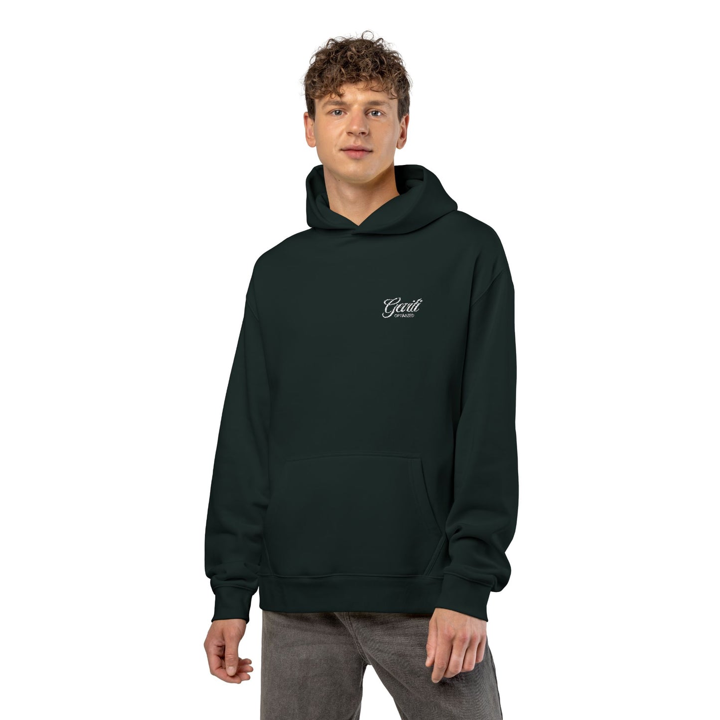 Geviti Cursive Relaxed Hoodie