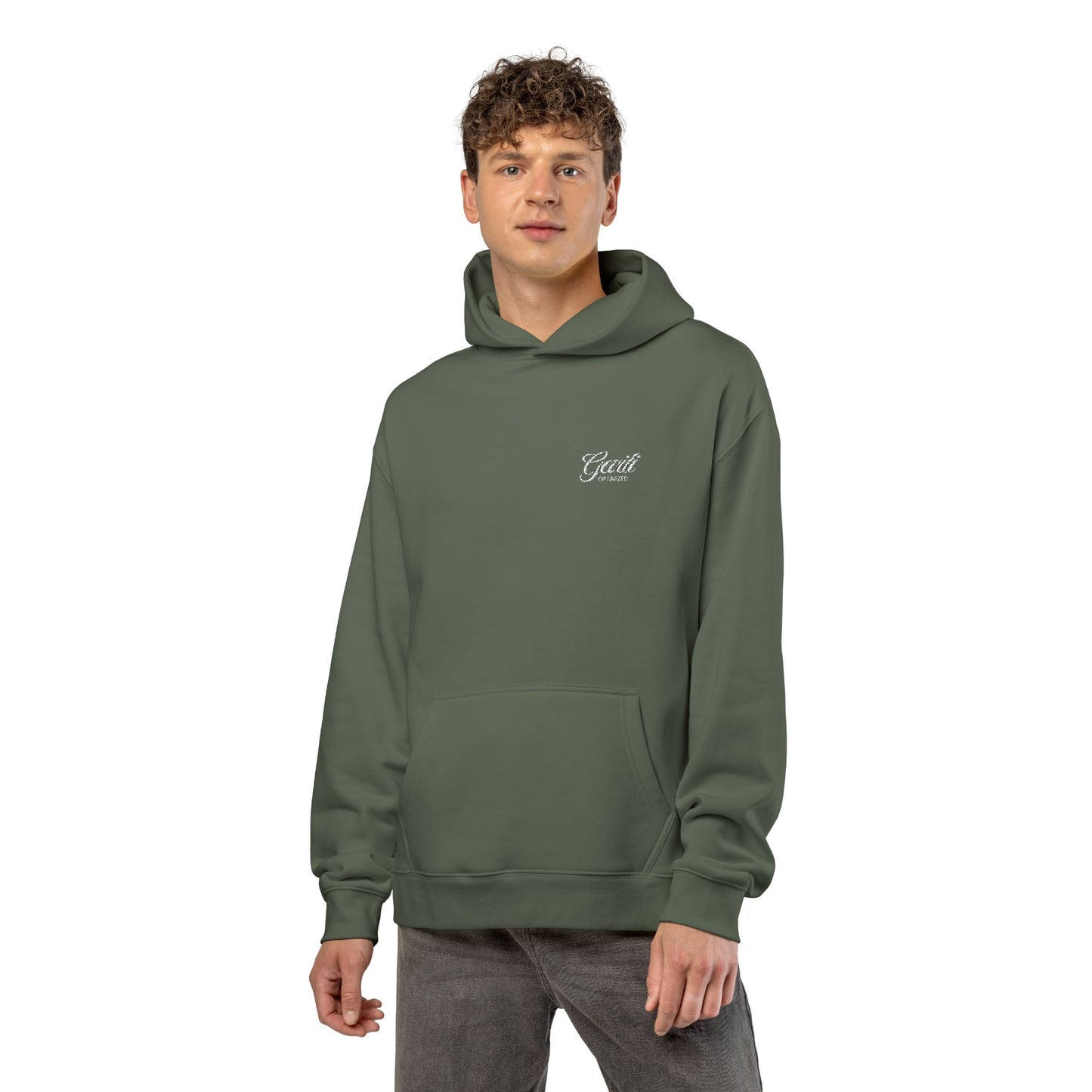 Geviti Cursive Relaxed Hoodie