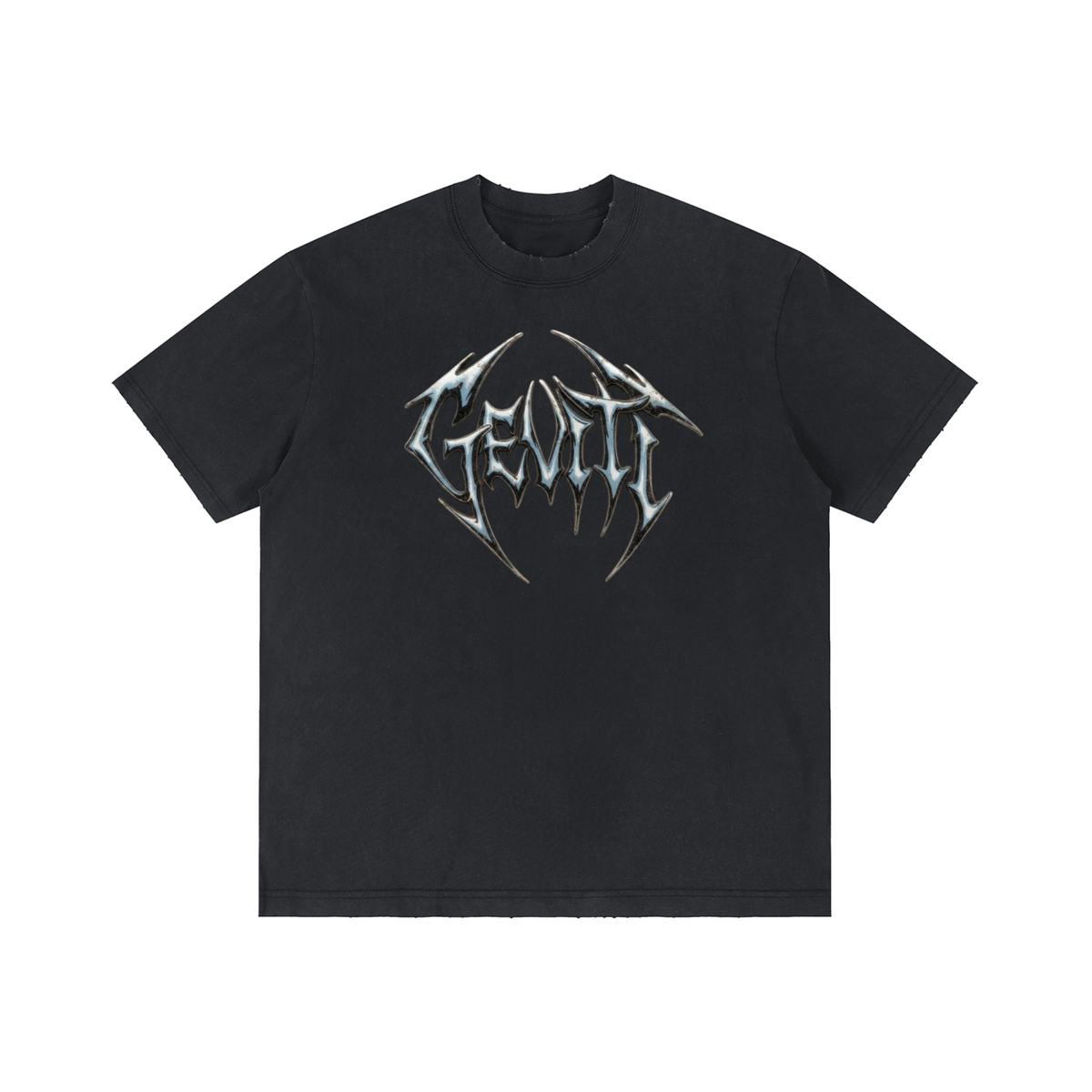 Vintage Wash Distressed Chrome Geviti
